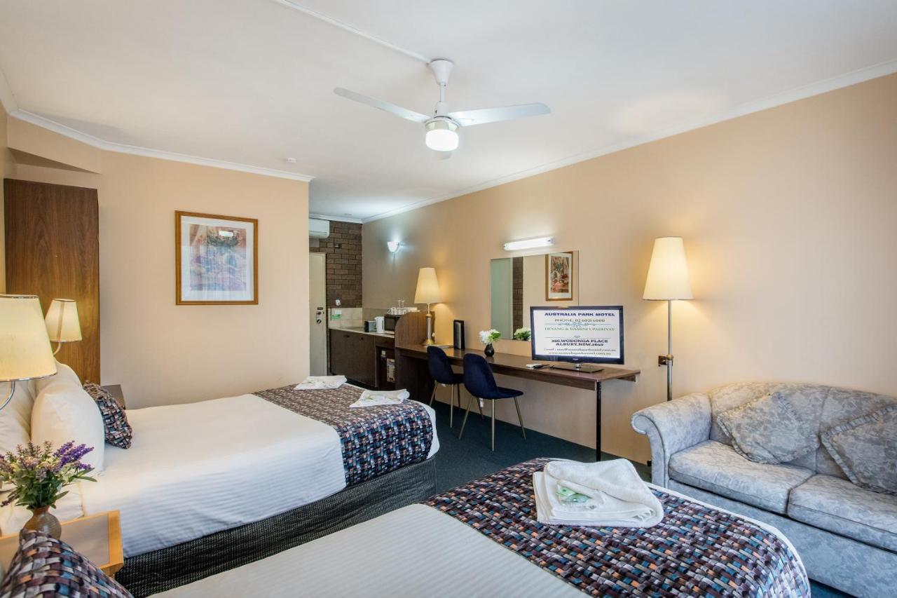 Australia Park Motel Albury Exterior foto
